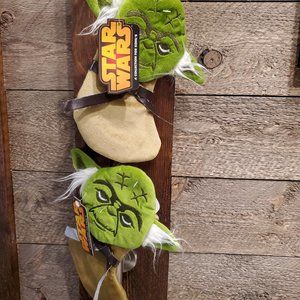 Disney Star Wars Yoda Stockings 2 Mini 8" NWT